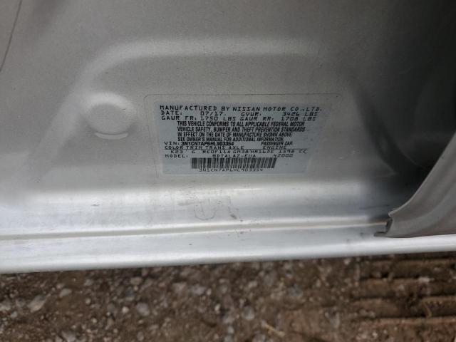 2017 NISSAN VERSA S 3N1CN7AP6HL903354