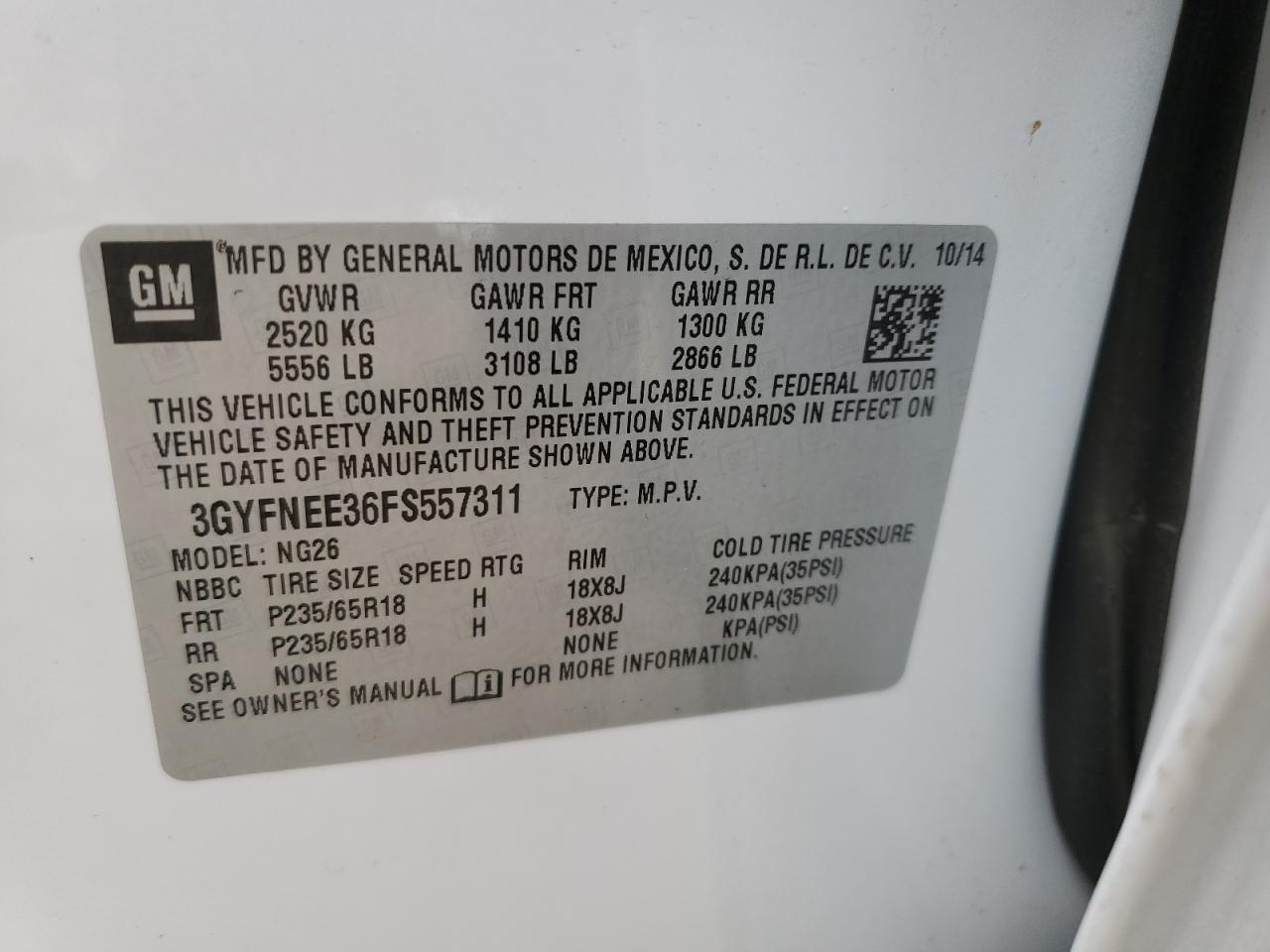 CADILLAC SRX LUXURY COLLECTION