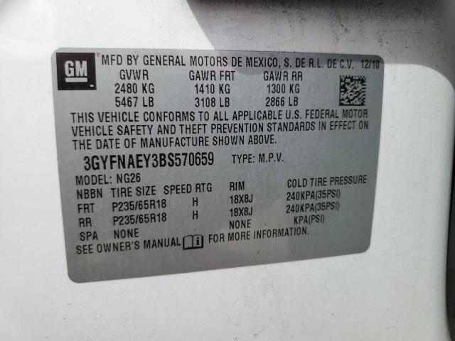 2011 CADILLAC SRX LUXURY #3302729074