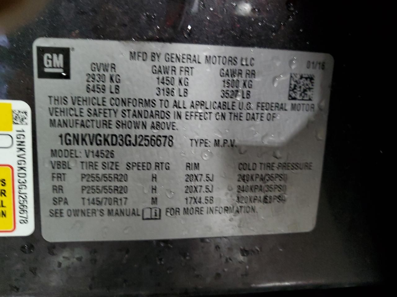 CHEVROLET TRAVERSE LT