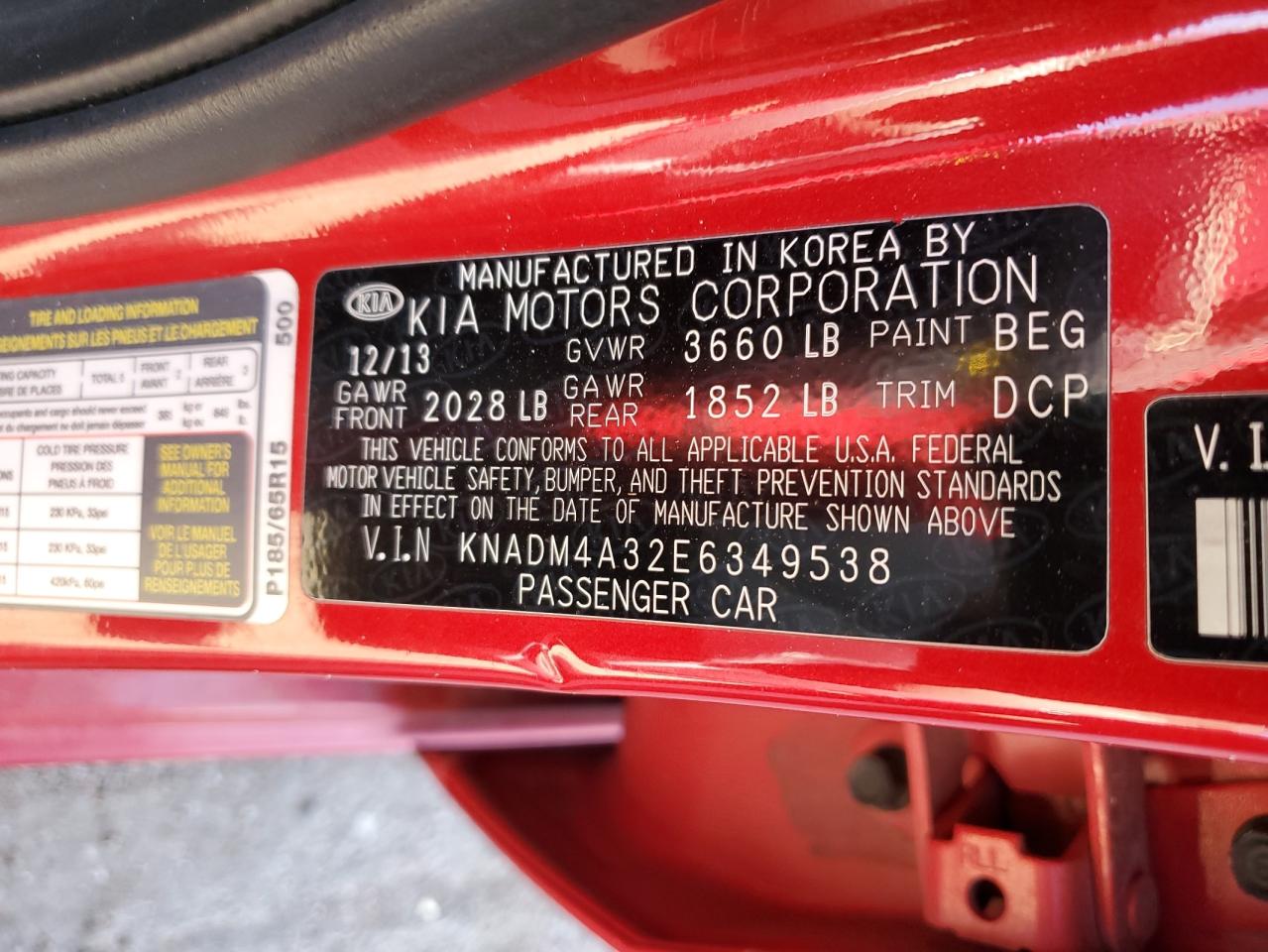 KIA RIO LX
