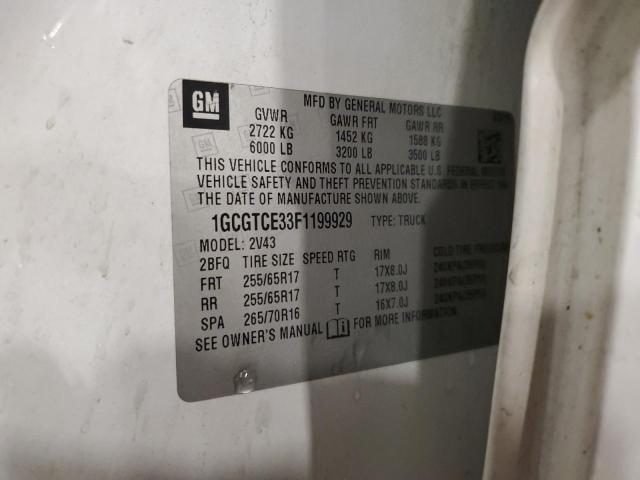 2015 CHEVROLET COLORADO Z #3280462138