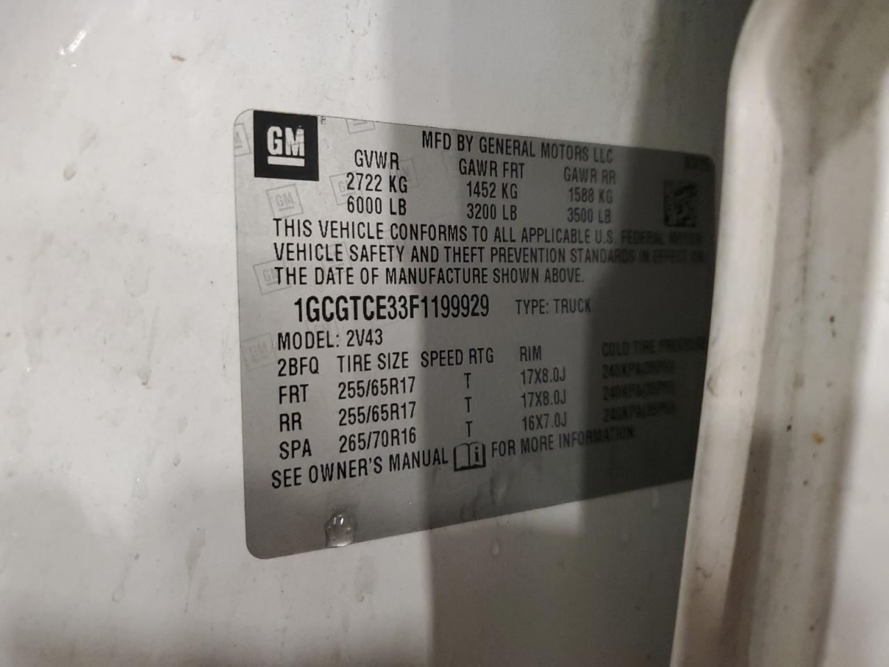 CHEVROLET COLORADO Z71