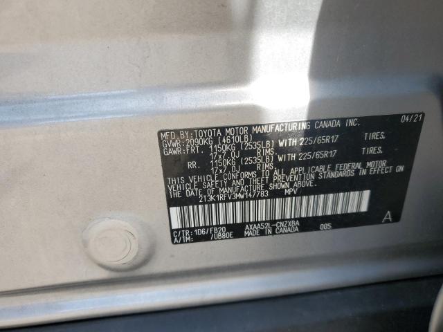 2021 TOYOTA RAV4 LE #3301771327