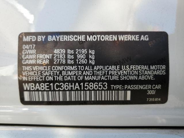 2017 BMW 330E - WBA8E1C36HA158653