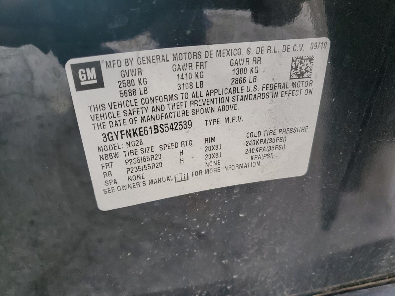 CADILLAC SRX PREMIUM COLLECTION