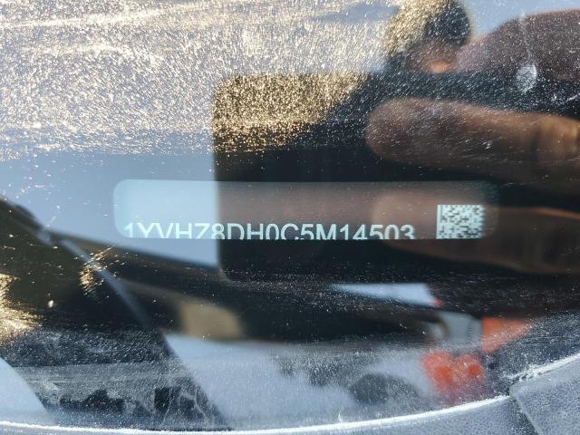 2012 MAZDA 6 I - 1YVHZ8DH0C5M14503