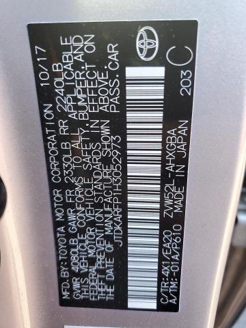 2017 TOYOTA PRIUS PRIM - JTDKARFP1H3052973