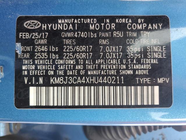 2017 HYUNDAI TUCSON LIM #3301791356