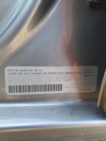 2011 AUDI A4 PREMIUM - WAUFFAFL6BN018117