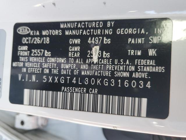 2019 KIA OPTIMA LX - 5XXGT4L30KG316034