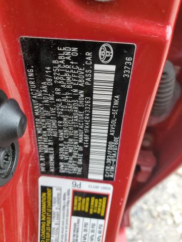 2014 TOYOTA CAMRY L - 4T4BF1FK4ER433263