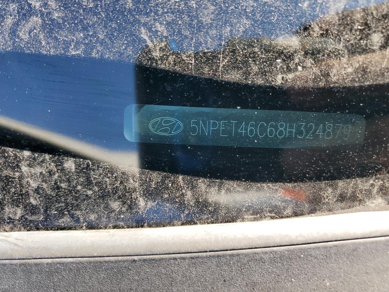 Lot #3267134137 2008 HYUNDAI SONATA GLS