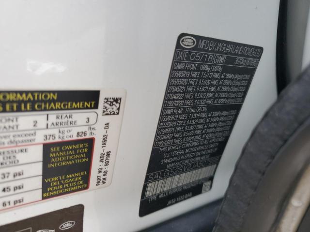 2018 LAND ROVER RANGE ROVE #3276988159