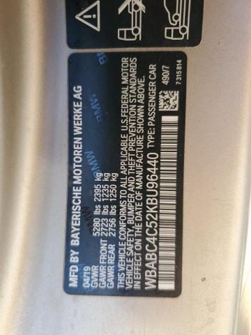 2019 BMW M850XI - WBABC4C52KBU96440