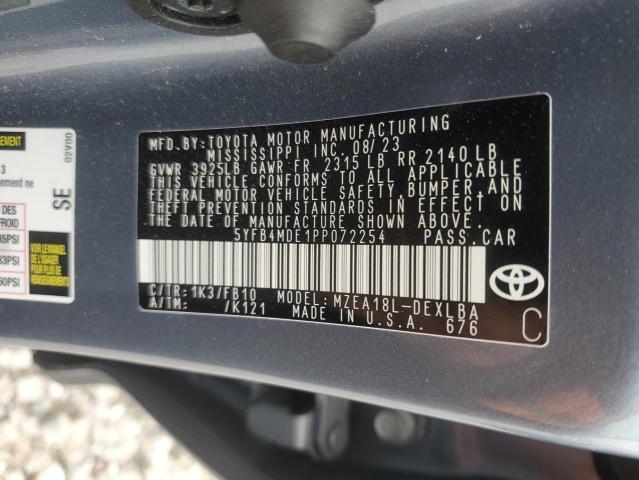 2023 TOYOTA COROLLA LE - 5YFB4MDE1PP072254