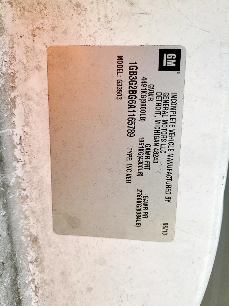 2010 CHEVROLET EXPRESS G3 #3261269957