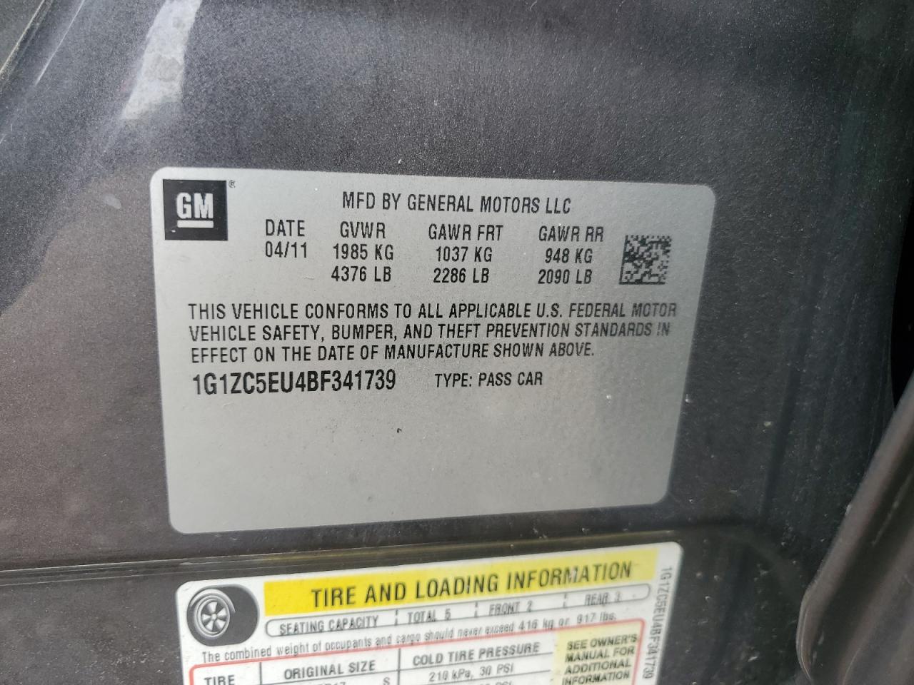 CHEVROLET MALIBU 1LT