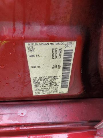 2017 NISSAN ALTIMA 2.5 - 1N4AL3APXHC234770