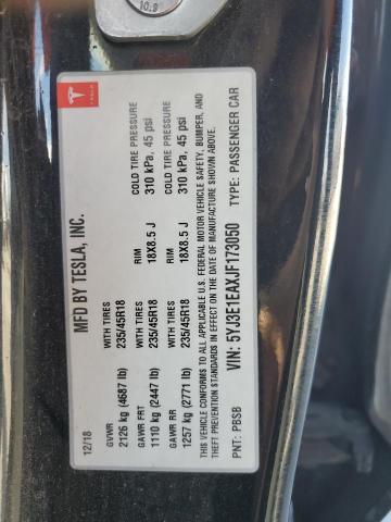 2018 TESLA MODEL 3 #3309605569