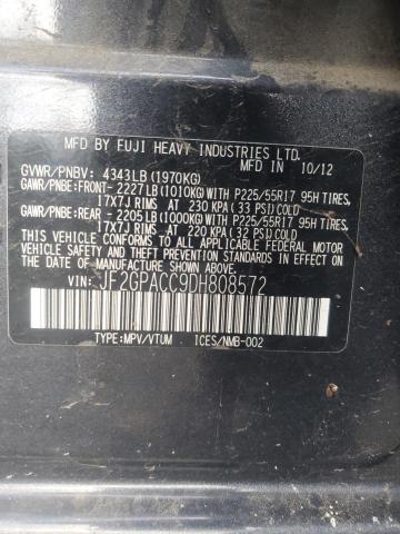 2013 SUBARU XV CROSSTR - JF2GPACC9DH808572