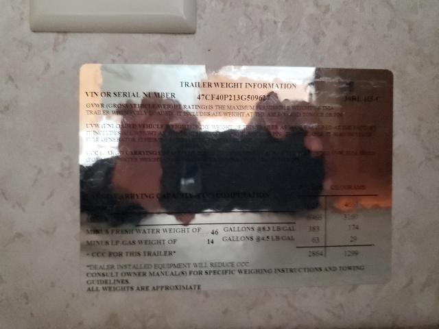 2003 UNK TRAILER #3280640385