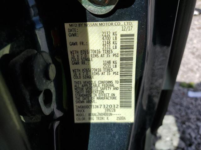 2018 NISSAN FRONTIER S - 1N6BD0CT5JN732032