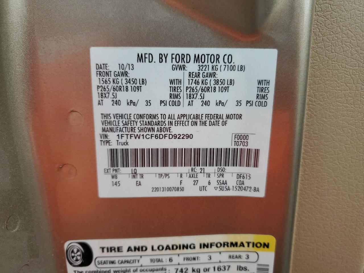 FORD F-150 SUPERCREW