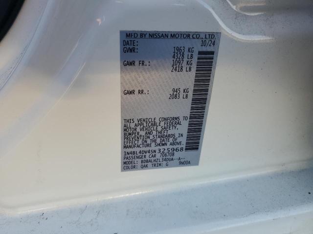 2025 NISSAN ALTIMA SV - 1N4BL4DV4SN325968