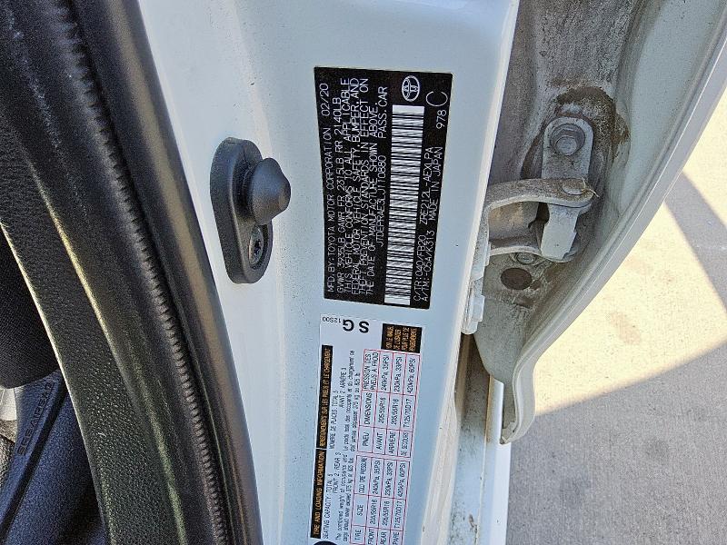 2020 TOYOTA COROLLA LE JTDEPRAE3LJ110880