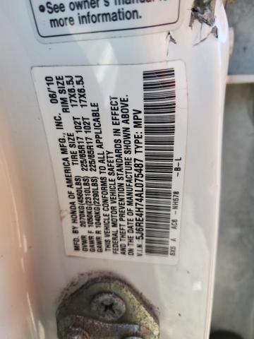 2010 HONDA CR-V EXL #3279579260