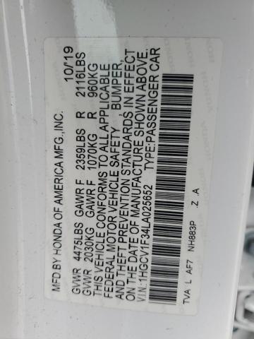 2020 HONDA ACCORD SPO #3285781651