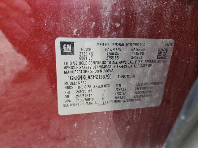 2017 GMC ACADIA SLE - 1GKKNKLA5HZ159795