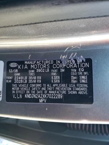 2019 KIA SOUL - KNDJN2A2XK7022289