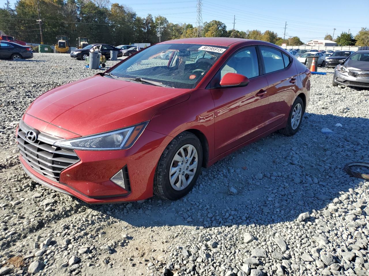 Lot #3290289222 2019 HYUNDAI ELANTRA SE