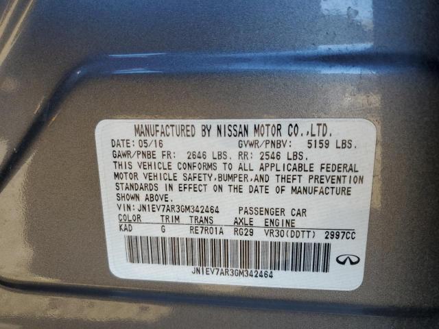 2016 INFINITI Q50 PREMIU - JN1EV7AR3GM342464