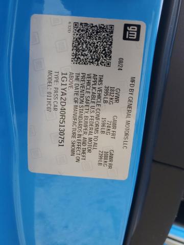 2024 CHEVROLET CORVETTE S 1G1YA2D40R5130751