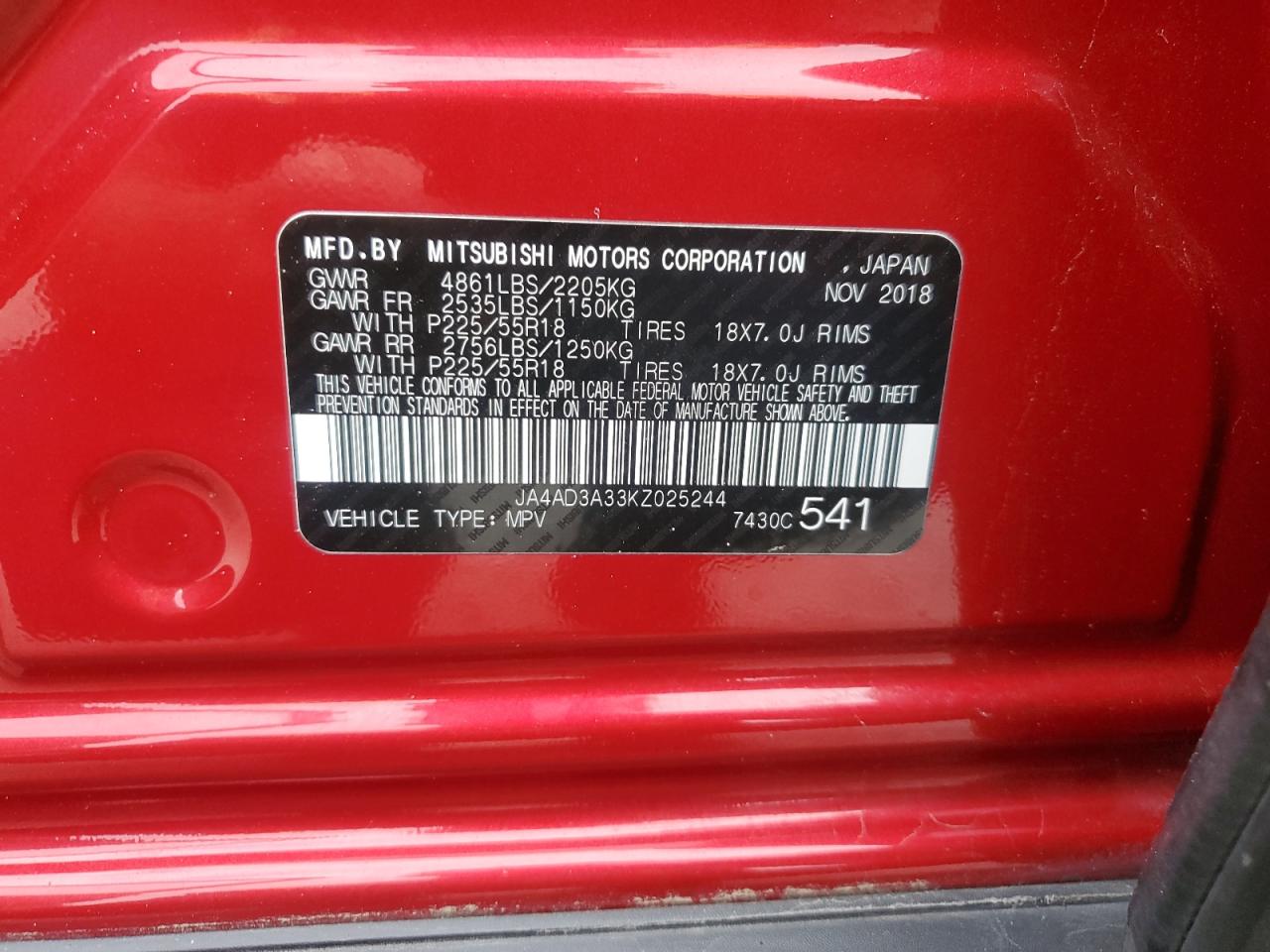 MITSUBISHI OUTLANDER SE