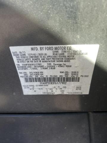 2015 FORD TAURUS SEL 1FAHP2E83FG177902