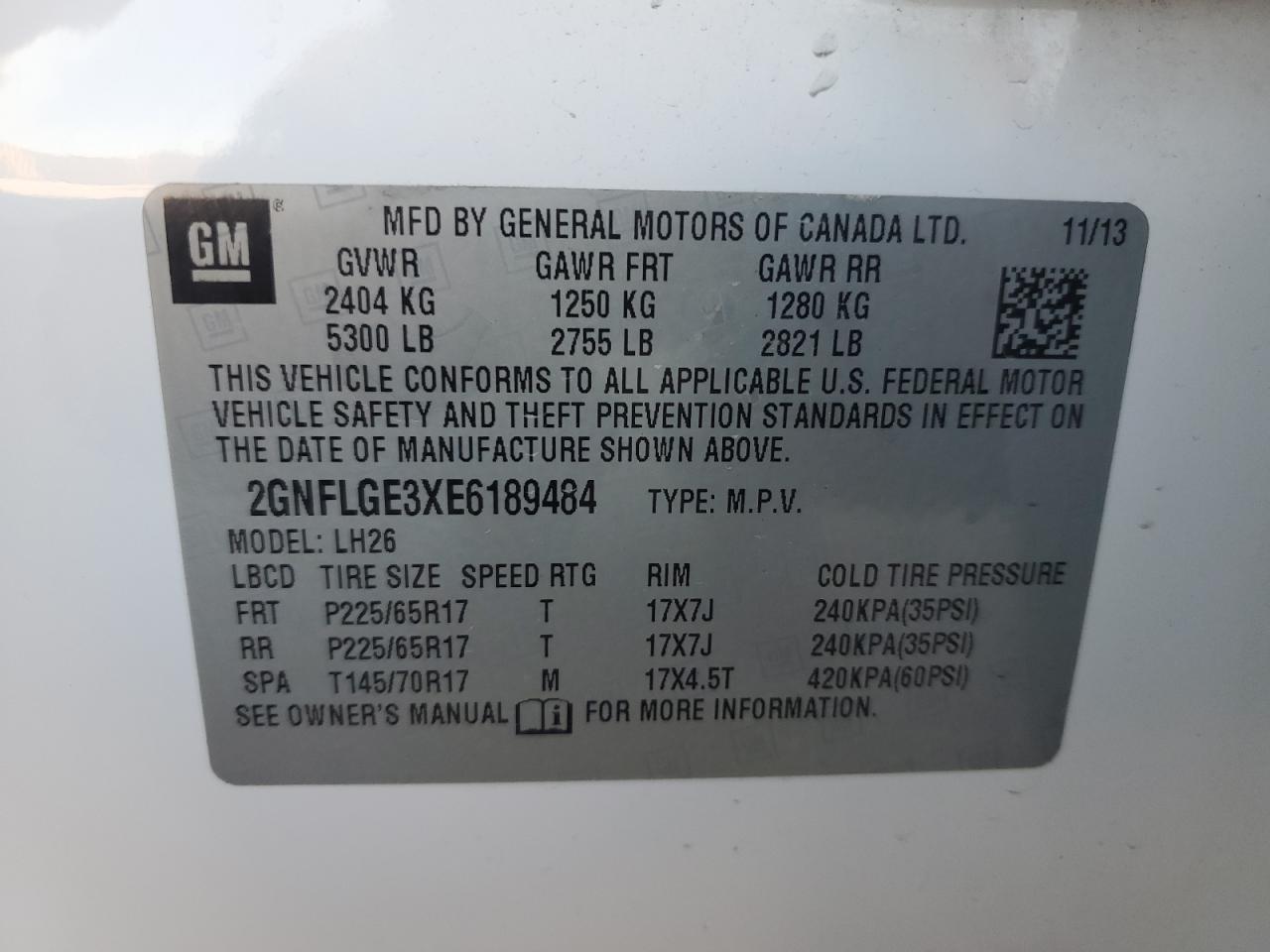 CHEVROLET EQUINOX LT