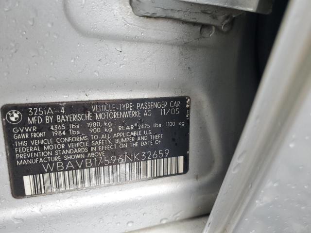 2006 BMW 325 I AUTO #3290276212