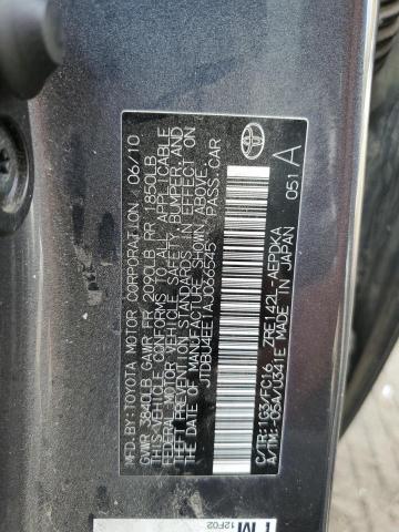 2010 TOYOTA COROLLA BA #3305323316