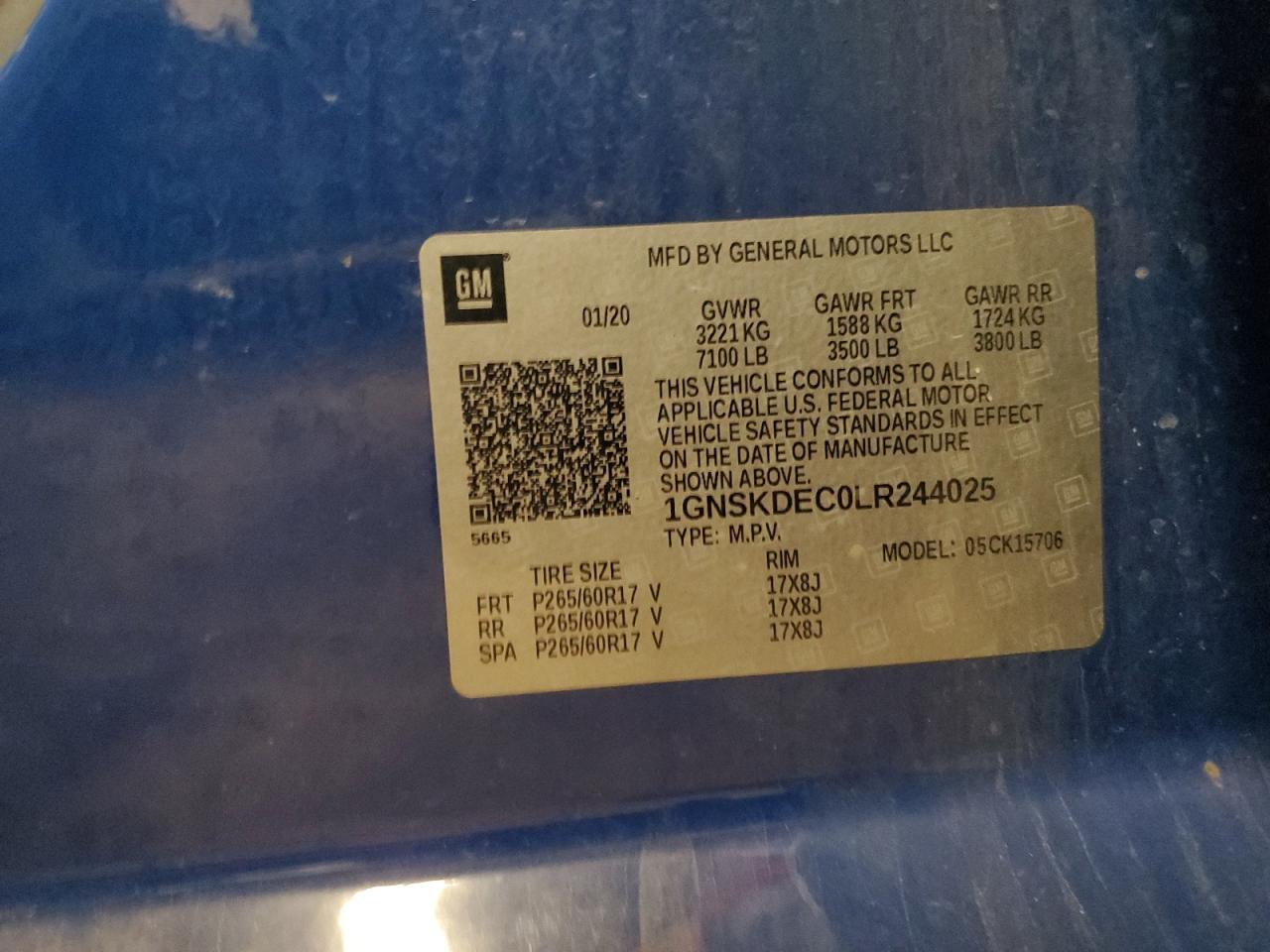 CHEVROLET TAHOE POLICE