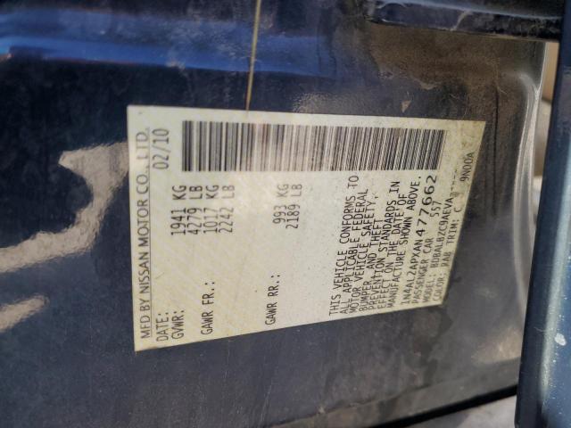 2010 NISSAN ALTIMA BAS - 1N4AL2APXAN477662