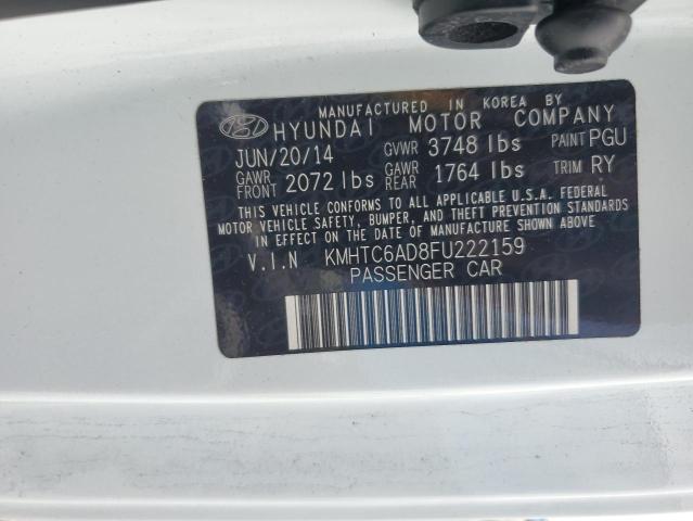 2015 HYUNDAI VELOSTER KMHTC6AD8FU222159