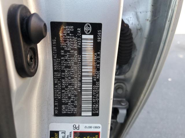 2012 TOYOTA CAMRY BASE - 4T1BF1FK3CU552462