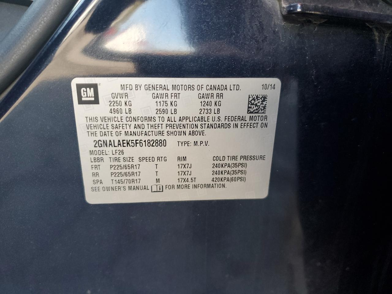 CHEVROLET EQUINOX LS