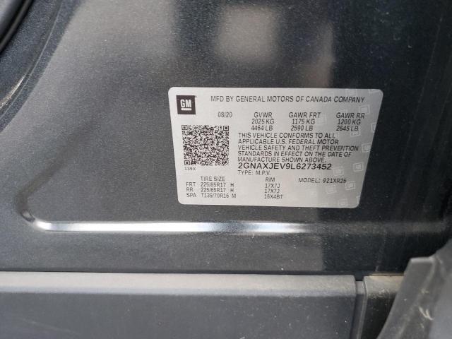 2020 CHEVROLET EQUINOX LT - 2GNAXJEV9L6273452