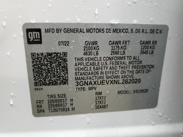 2022 CHEVROLET EQUINOX LT #3287697014