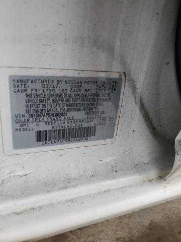 2017 NISSAN VERSA S #3293469410